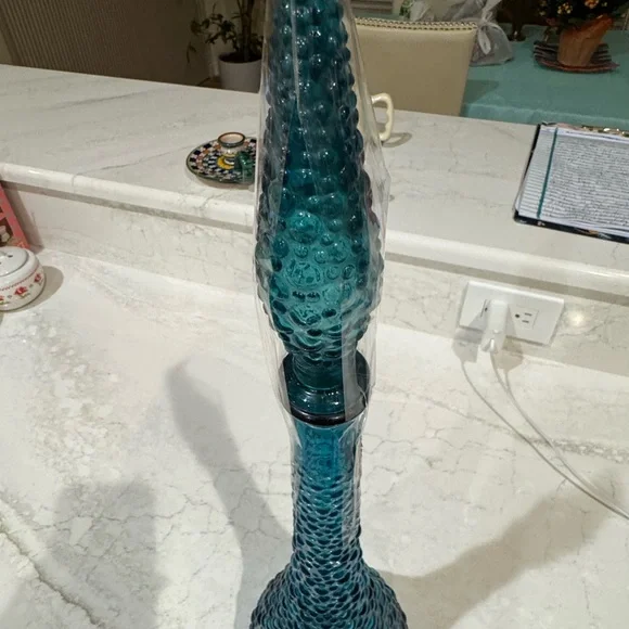 Empoli glass genie bottle decanter